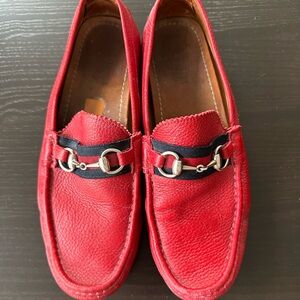 Worn but still in good shape! Gucci men’s loafers purchased at Saks.